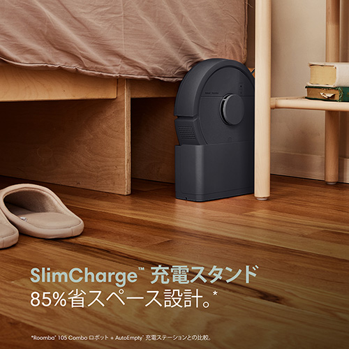 【予約商品】Roomba Mini Slim 掃除機＆床拭きロボット + SlimCharge 充電スタンド