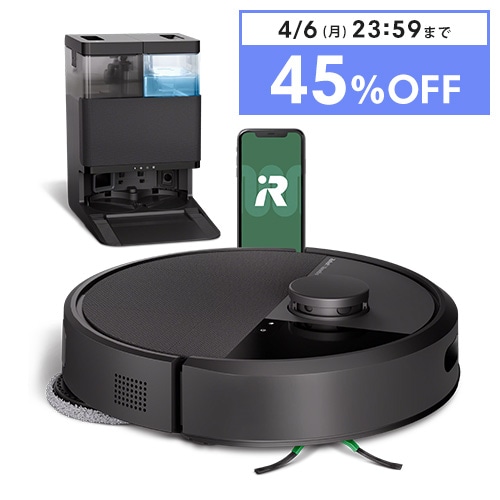 Roomba Plus 405 Combo ロボット + AutoWash 充電ステーション