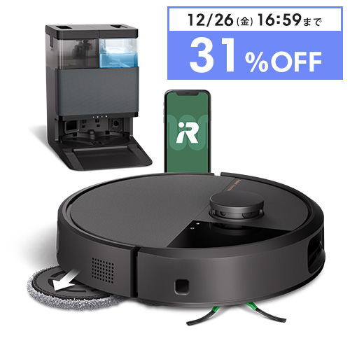 Roomba Plus 505 Combo ロボット + AutoWash 充電ステーション